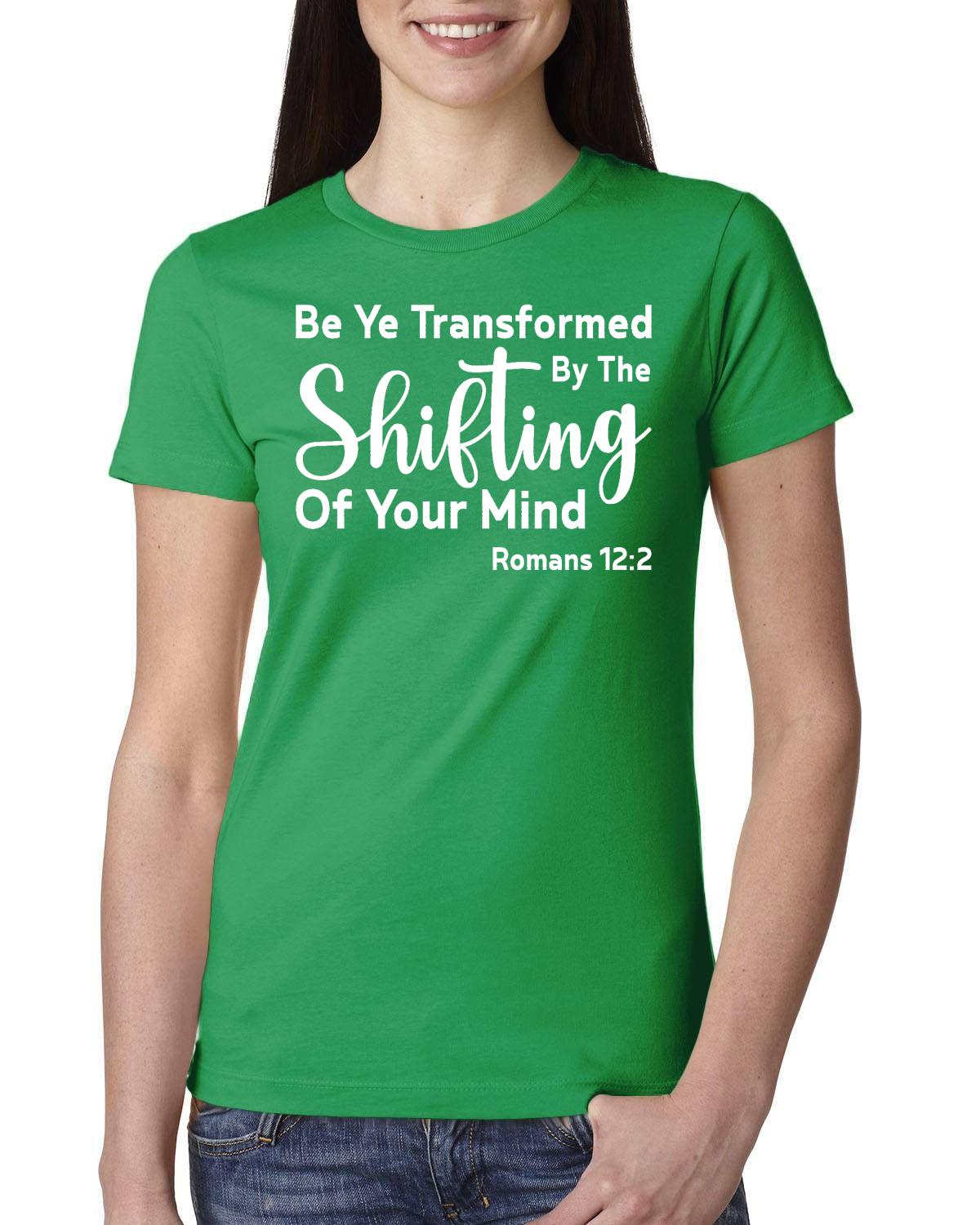 Be Ye Transformed By The Shifting Of Your Mind Ladies' Boyfriend T-Shirt