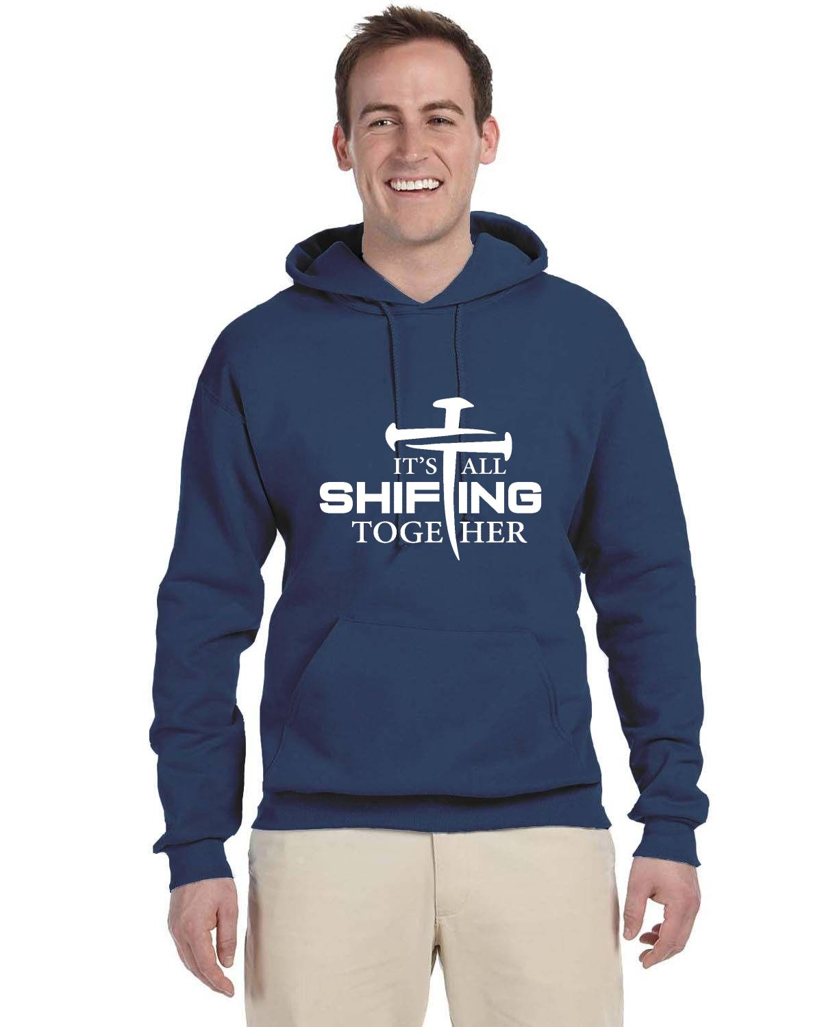 It's All Shifting Together Adult  Fleece Pullover Hooded Sweatshirt