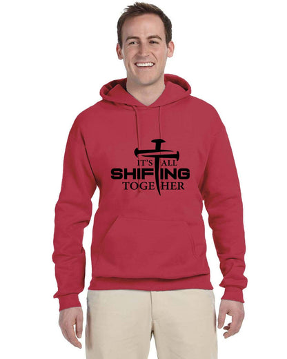 It's All Shifting Together Adult  Fleece Pullover Hooded Sweatshirt