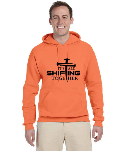 It's All Shifting Together Adult  Fleece Pullover Hooded Sweatshirt