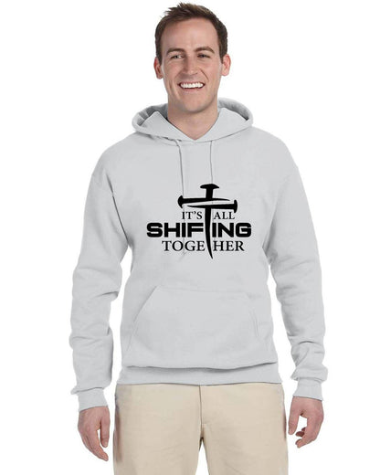 It's All Shifting Together Adult  Fleece Pullover Hooded Sweatshirt