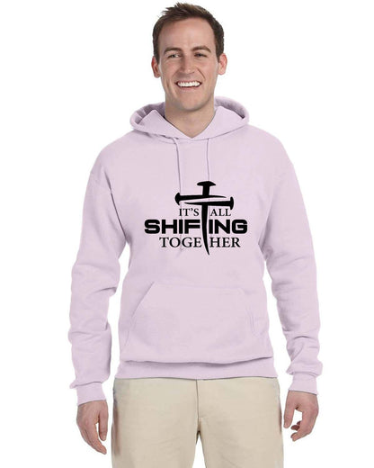 It's All Shifting Together Adult  Fleece Pullover Hooded Sweatshirt