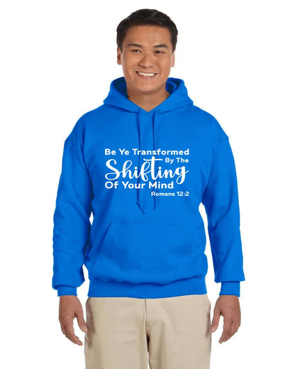 Be Ye  Transformed By The Shifting Of Your Mind Adult Heavy Blend 13.3 oz./lin. yd., 50/50 Hood