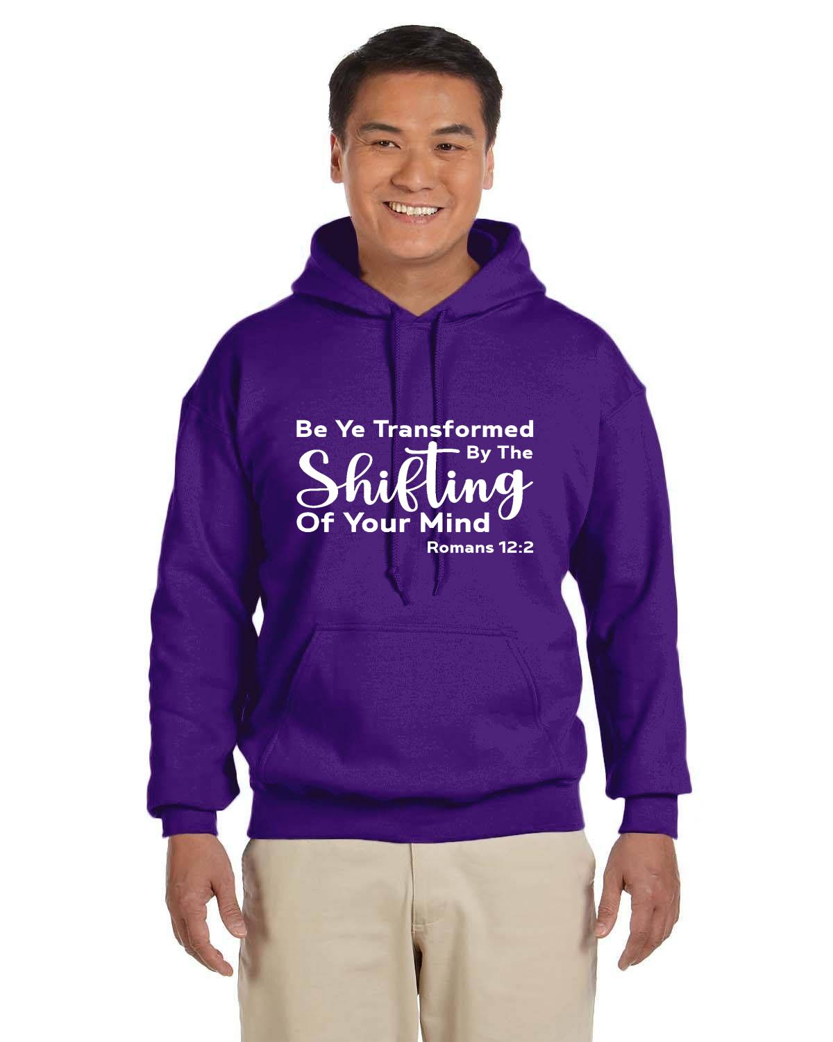 Be Ye  Transformed By The Shifting Of Your Mind Adult Heavy Blend 13.3 oz./lin. yd., 50/50 Hood