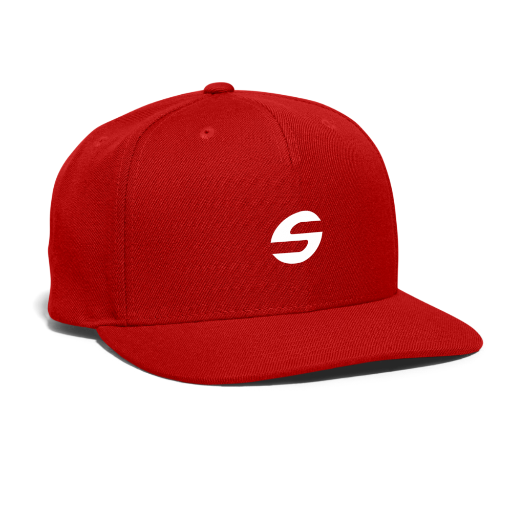 Shift Snapback Baseball Cap - red