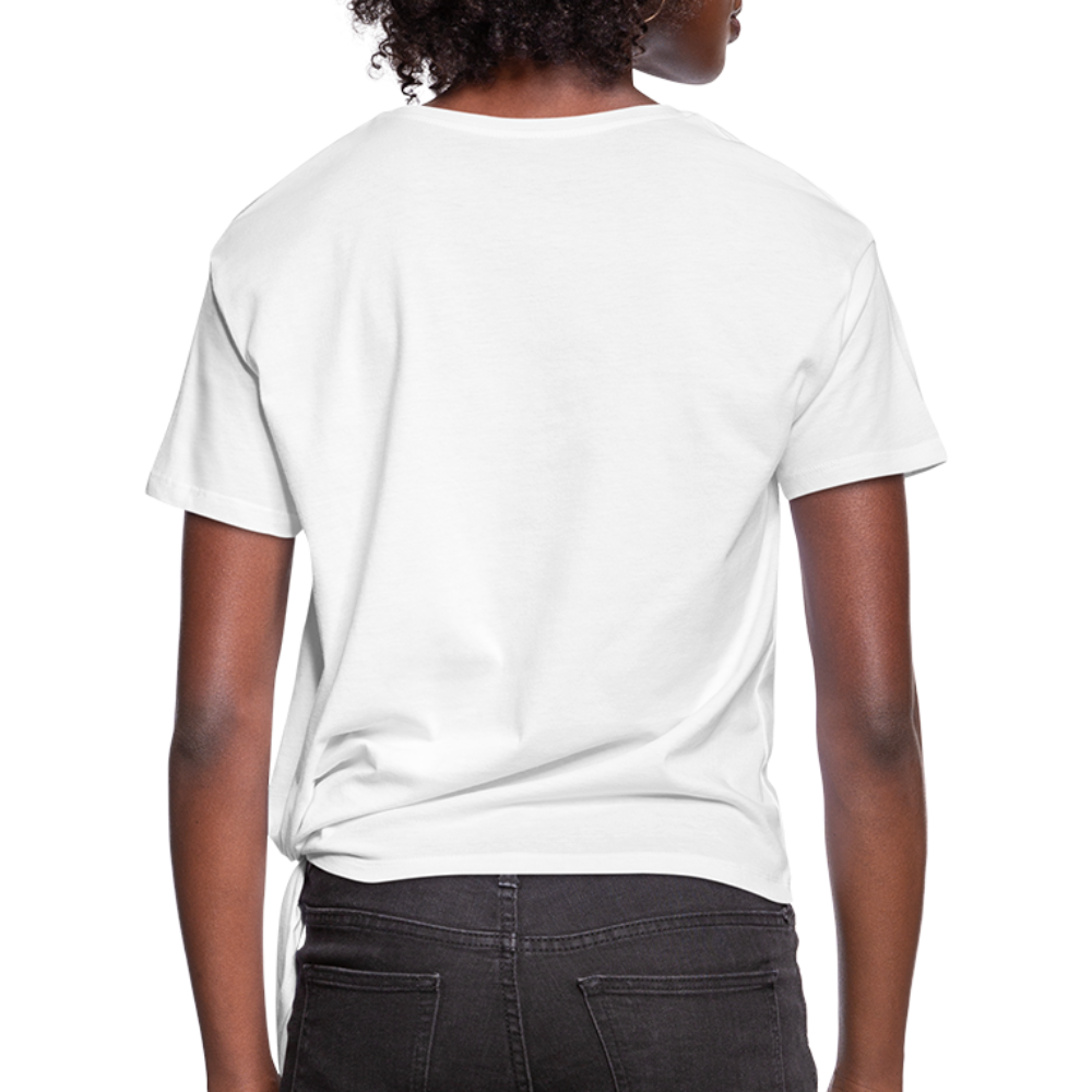 Women's Shift Knotted T-Shirt - white