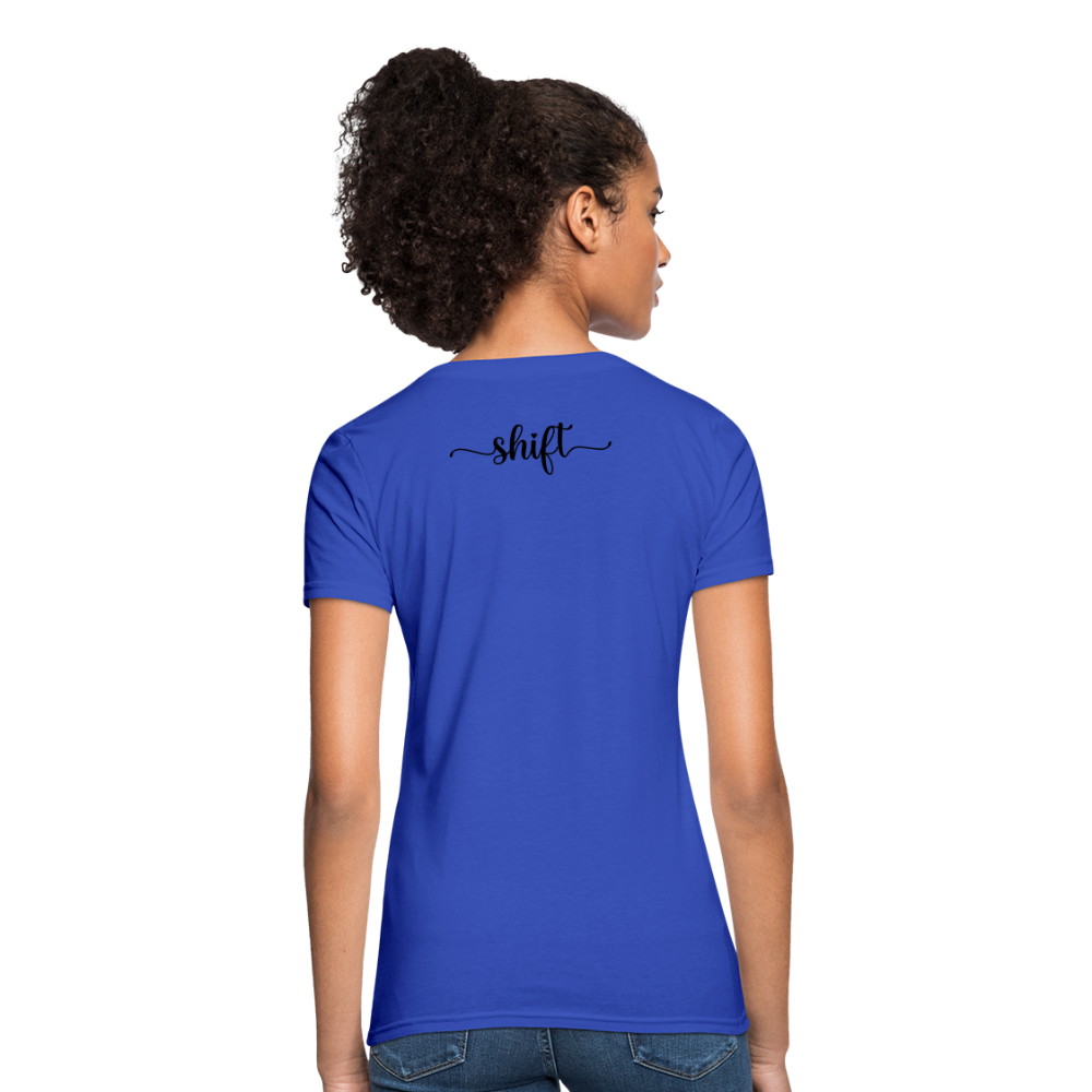 Women's Shift T-Shirt - royal blue
