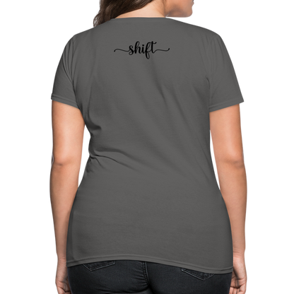 Women's Shift T-Shirt - charcoal
