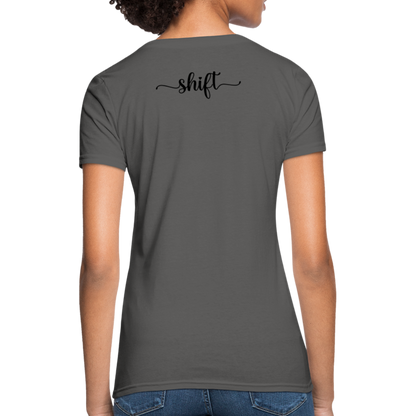 Women's Shift T-Shirt - charcoal