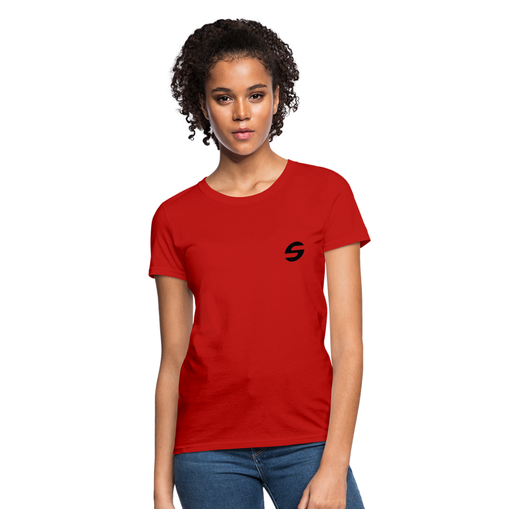Women's Shift T-Shirt - red