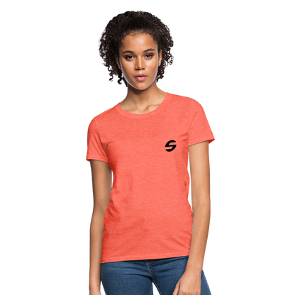 Women's Shift T-Shirt - heather coral