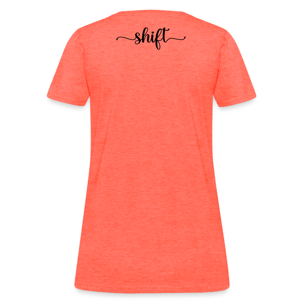 Women's Shift T-Shirt - heather coral